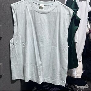 H&M Light Green Muscle Tee